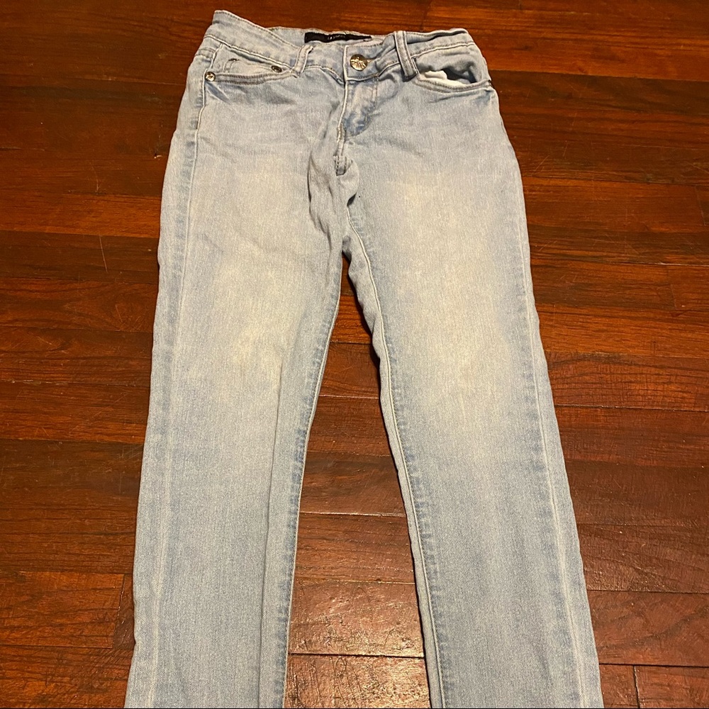 Light wash jeans